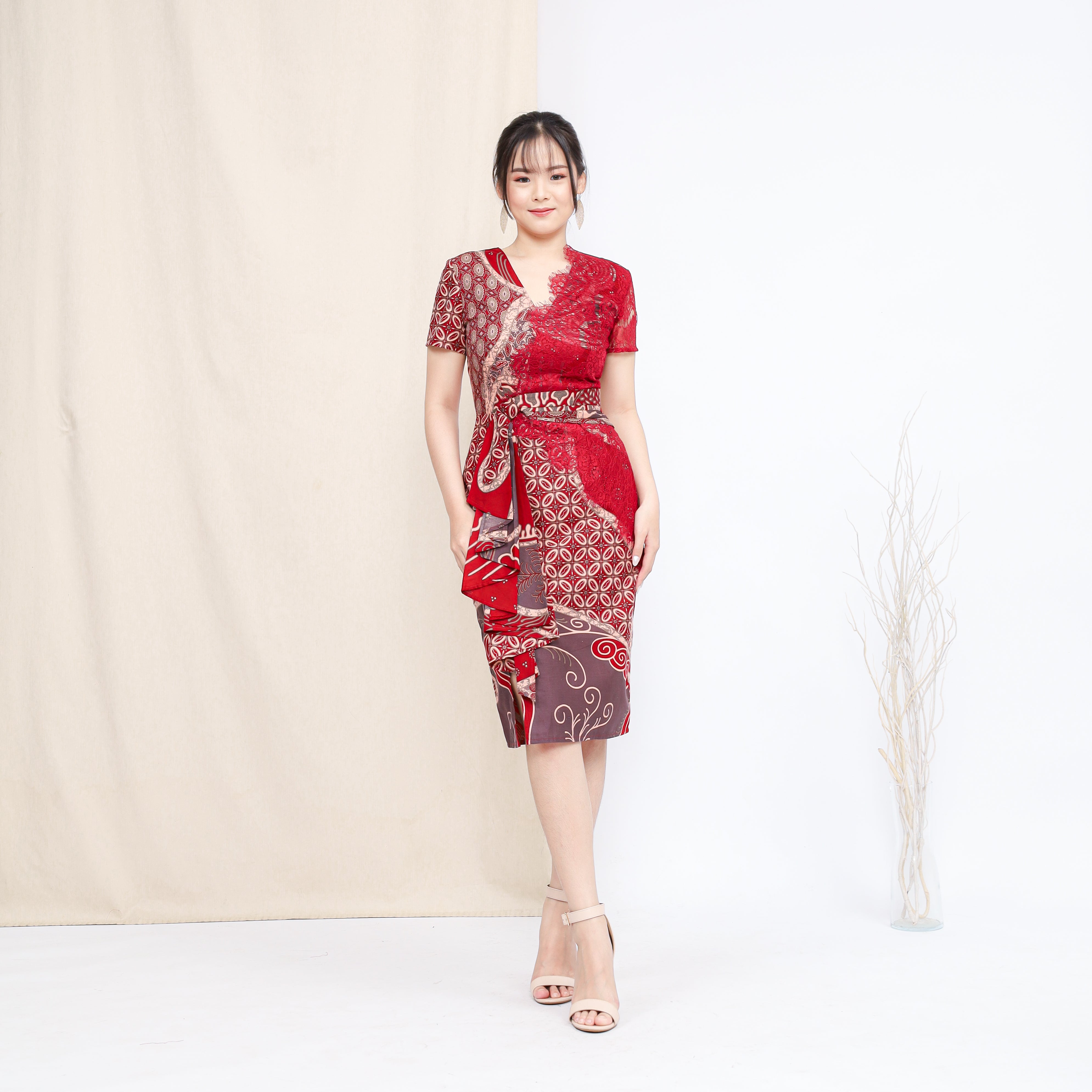 Batik lace outlet dress