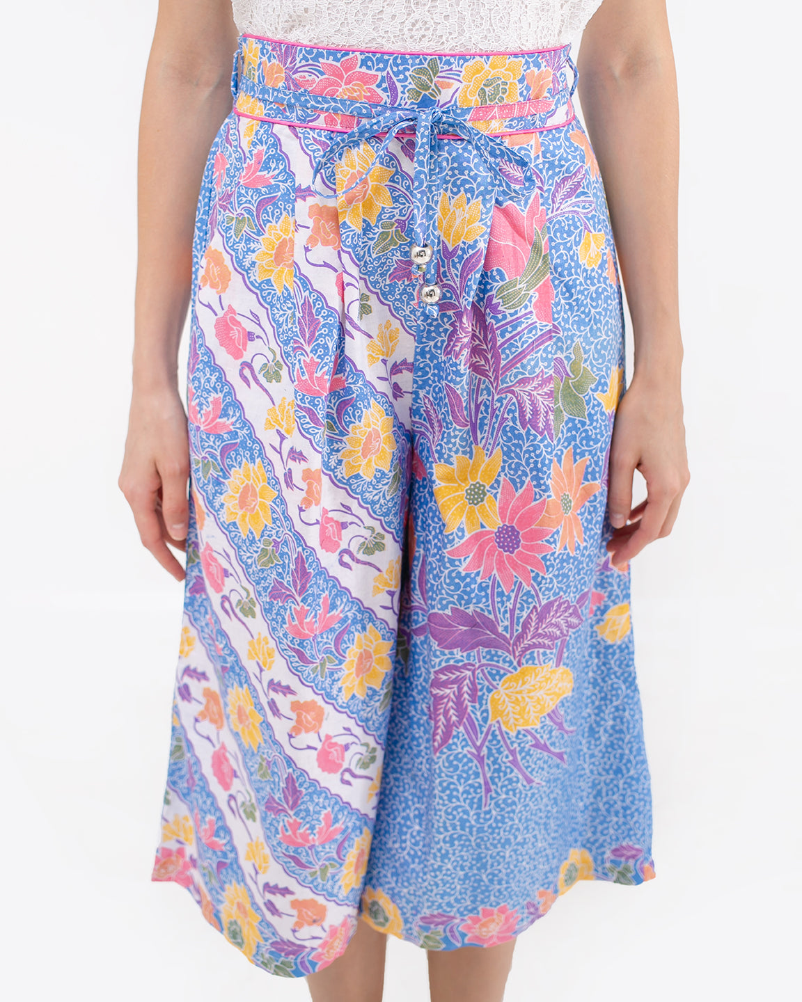 Bottom Culottes Blue Encim Pants