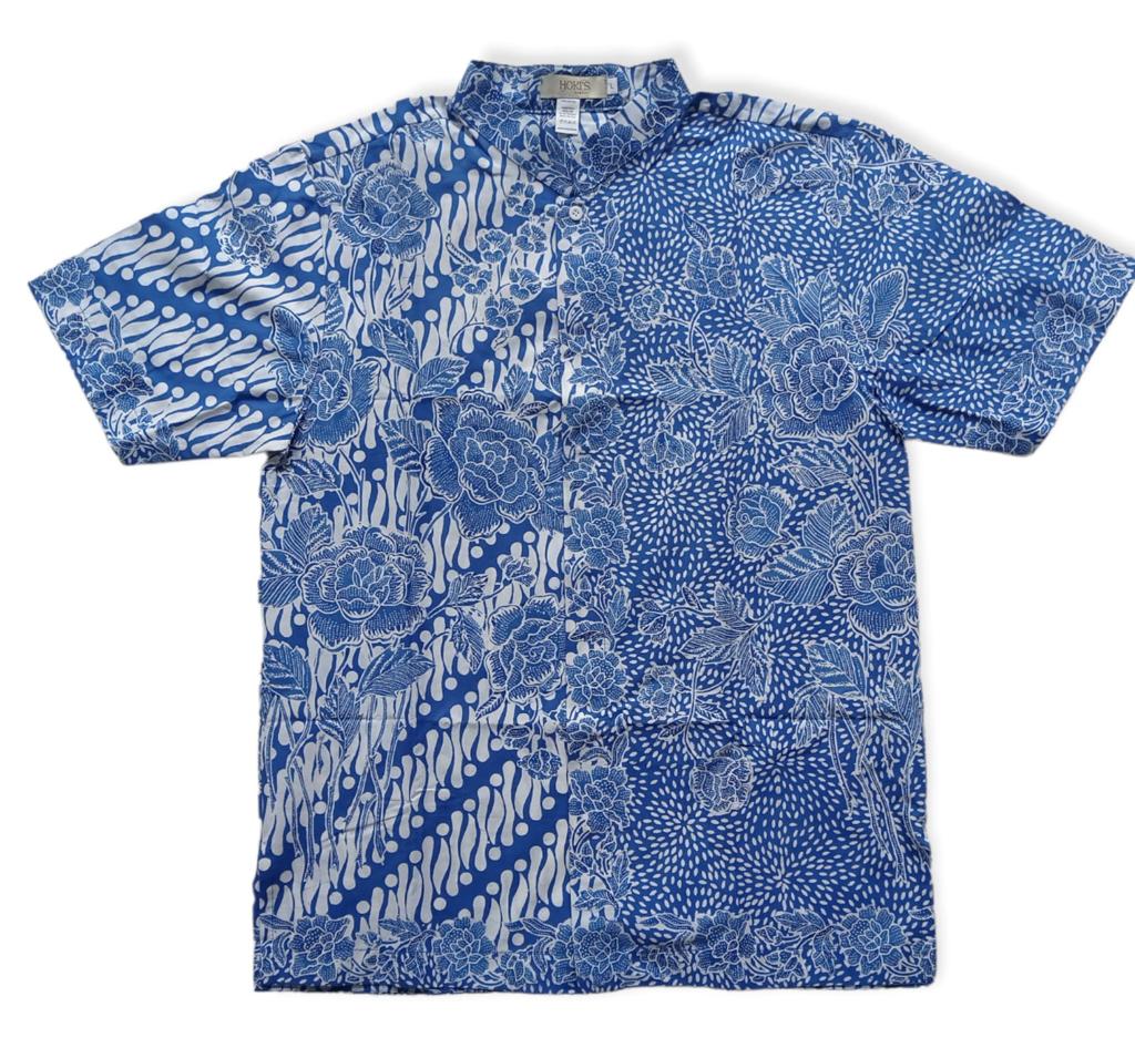 Men Blue Two Side Shirt